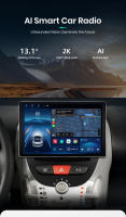 Junsun-reproductor Multimedia X7 MAX para coche Radio con Android CarPlay inalámbrico voz IA 2K 13.1 pulgadas para Peugeot 107 Toyota Aygo Citroen C1 2005 2006 2007 2008 2009 2010 2011 2012 2013 2014 - details 1