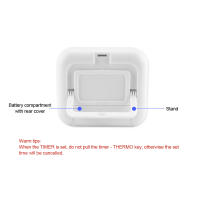Termómetro Digital De Cocina TA278 Con Timer Y Alarma Termómetro De Acero Inoxidable Para Carne BBQ Hornear Aceite Herramientas De Cocina - details 2
