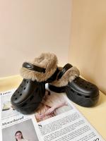 Nuevos Sandalias De Invierno Con Diseño De Dibujos Animados Para Mujer Zapatillas De Playa Con Plataforma Gruesa De 7cm Y Suela De Algodón Zapatillas De Jardín Para Mujer - details 9