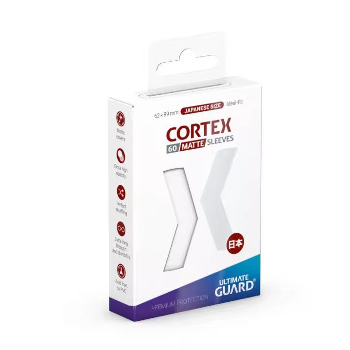 Fundas Ultimate Guard Cortex TamaÃ±o JaponÃ©s Asia Mate Blanco - 1