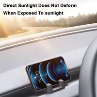 Soporte Antideslizante Para Teléfono Móvil En Tablero Para Tesla Model 3 Highland 2024 Clip Para Ventilador Del Coche Negro Material De Silicona - details 9