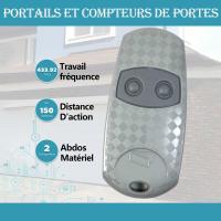 Came TOP432EE remote control. Fixed code frequency 433.92 MHz - details 1