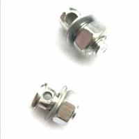 12PCS Frenos De Bicicleta Plomadas De Hierro Duraderas Con Tornillos Para Fijar Cableado Accesorios De Bicicleta Color Plata - details 8
