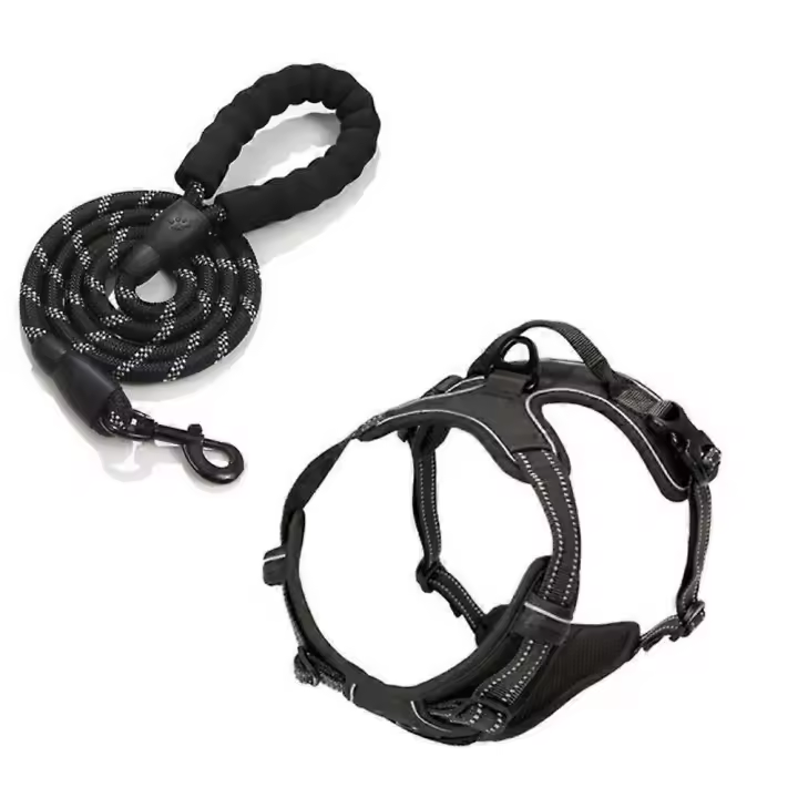 No-pull Dog Harness Padded Adjustable Pet Vest Harness For Large Dogs Training Or Walking - 1