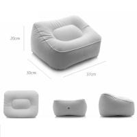 Almohada De Pie Inflable Suave Para Viaje Oficina Hogar Soporte Para Pies Relajante Ottoman De PVC Pieza Individual - details 1