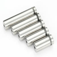 10PCS Tornillos De Acero Inoxidable Para Paredes De Vidrio 12mm Clavos De Exhibición De Anuncios Herramientas De Fijación Para Tablones Publicitarios - details 0