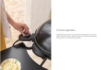 Create - Barbacoa Eléctrica Plegable, 5 niveles regulables, Control de temperatura - BBQ SURFACE 2 IN 1 - details 2