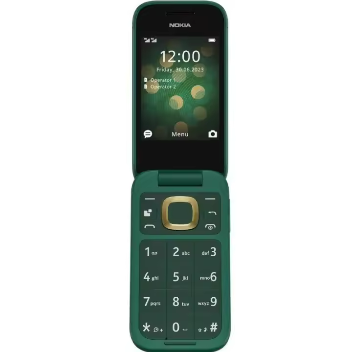 Teléfono Móvil Nokia 2660 Flip/ Verde - 1