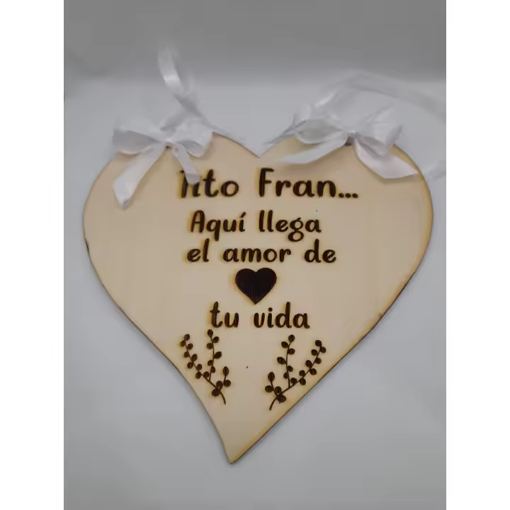 PLACA DE BODA PARA ENTRADA AL ALTAR PERSONALIZABLE - 1