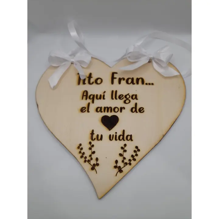 PLACA DE BODA PARA ENTRADA AL ALTAR PERSONALIZABLE - 1