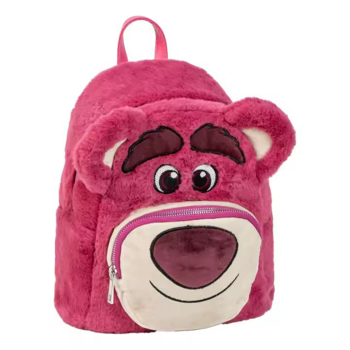Mochila casual Lotso Toy Story Disney Pixar. Mochila ergonómica con amplio espacio. Diseño resistente y versátil para llevar tus pertenencias con estilo. - 1