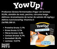 YOWUP! Pack 3 Yogures y 3 Helado Variados para Perros - Salmón Tartar, Pollo Manzana y Bacon Cake 110gr X 3 Unds, Yogur Natural, Pollo y Salmón 115gr X 3 - details 5