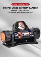 Linterna Frontal LED Para Pesca De Noche Con Vida Útil De Batería Larga Y Luz Fuerte Magnética Cargable Para Exteriores - details 4