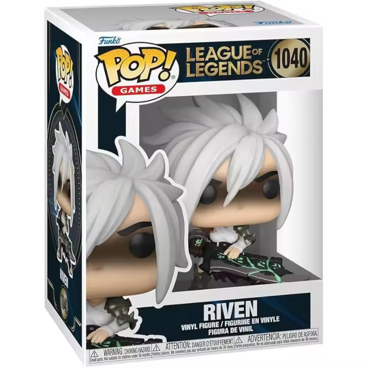 Funko Pop! Games: LOL - Riven with Broken Blade - League of Legends - Figura de Vinilo Coleccionable - Idea de Regalo - Mercancia Oficial - Juguetes para Niños y Adultos - Video Games Fans - MR POPYE - 1