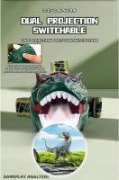 Lámpara De Cabeza De Dinosaurio Para Niños Juguete Proyección Desmontable Linterna Ideal Para Camping Y Uso En Habitaciones Regalo Perfecto Para Niños De 3 a 12 Años - details 1