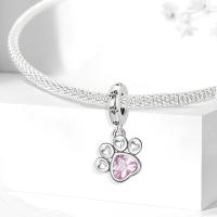 Encantos De Plata De Ley 925 Serie De Mascotas Gato Perro Lechuza Hongos Para Creación De Pulseras Joyas De Moda De Alta Calidad Regalo - details 4