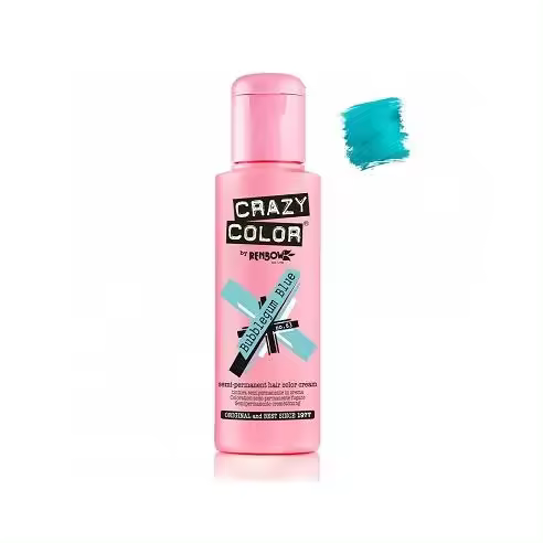 Coloracion de Fantasia Crazy Color 63 Bubblegum Blue 100 ml. - 1