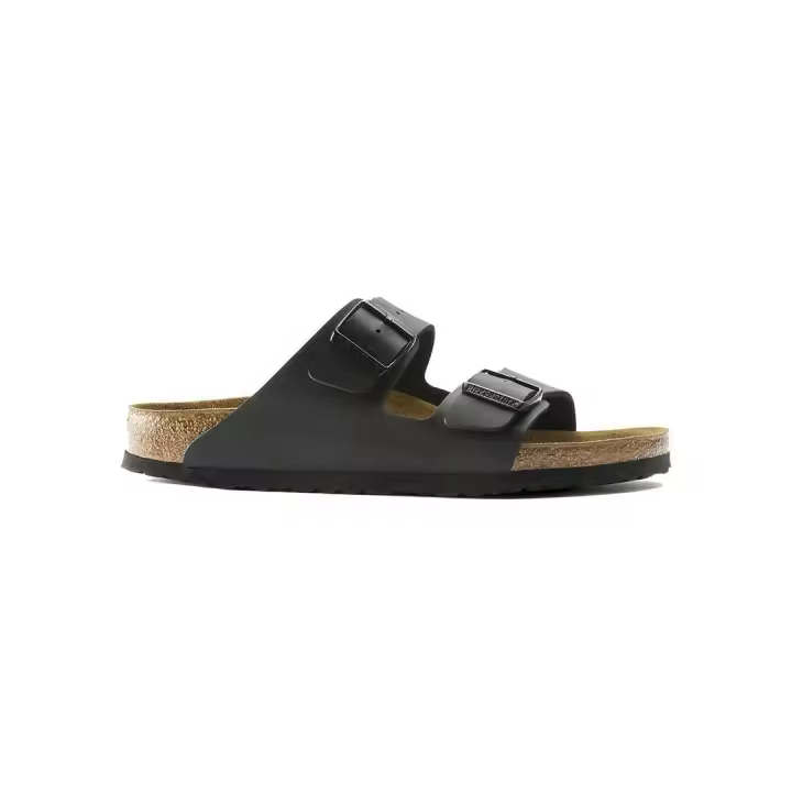 Birkenstock Sandalia Mujer Arizona Negra Hebillas Regulables - 1