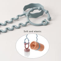 Cadena De Chupete Ajustable Para Bebé Con 2 Clips Cadena De Botella De Succión Accesorios Para Carrito De Compras Y Juguetes Para Mordedor De Silicona - details 3