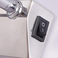 Lámpara De Pared LED Para Baño Espejo Blanco Cálido / Blanco Lavabo Luz De Aluminio Y Acero Inoxidable Moderna Instalación En Pared - details 4