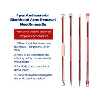 Juego De 4 Piezas De Agujas De Acné En Oro Rosa Herramientas Especiales Para Romper Acné Ultra-Puntiagudas Y No Sensacionales - details 3
