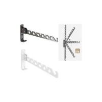 Percha plegable, para Ropa Gancho, percha de aleación de Aluminio, Gancho de pare, ulizado para Colgar ropa en Balcones, Baños, pasilos (Blanco) - details 1