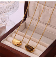 Collar De Acero Inoxidable Con Colgante De Ojo De Tigre Para Hombres Y Mujeres Resistente Al Agua Cadena De Cuello Para Parejas Joyería Moda Para Fiestas - details 7