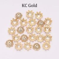 100pcs Lotus Flower Metal Bead Caps 8-10mm Espaciadores Libres Para Creación De Joyas DIY Capa De Cono Final Herramientas De Fabricación - details 11
