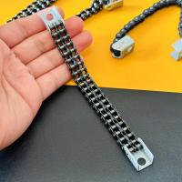 Pedal De Bajo Para Batería Cadena De Doble Cadena/Metálica/Black Accesorios Y Piezas De Instrumentos De Percusión - details 5
