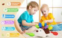 Juguete Sensorial De Erizo Para Niños De 1 a 4 Años Juguete De Motricidad Finas Montessori Educativo Para La Práctica En Viajes - details 0