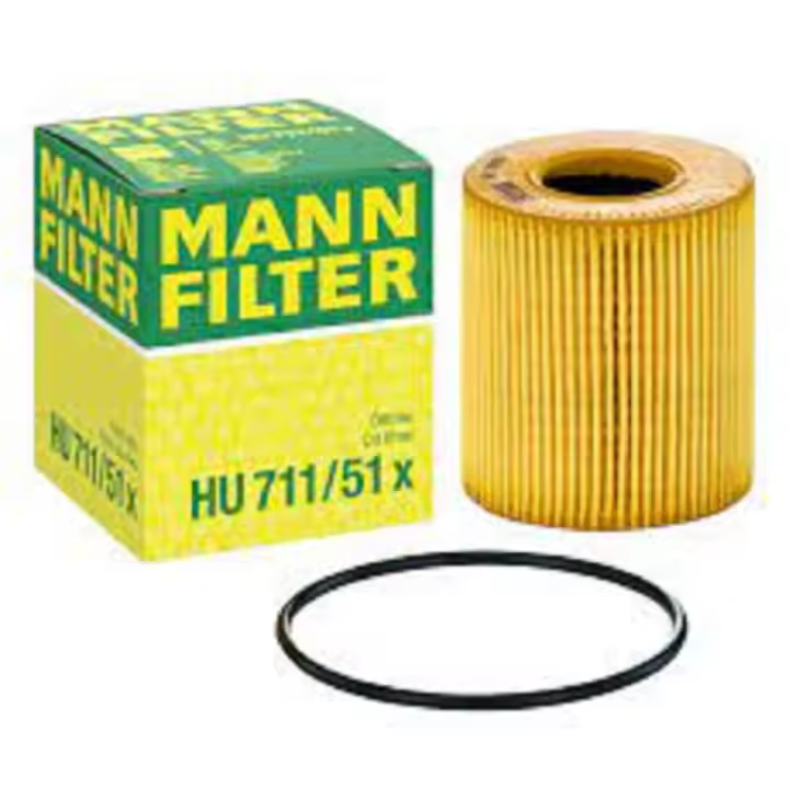 FILTRO DE ACEITE DE MOTOR HU711/51x MANN FILTER - 1