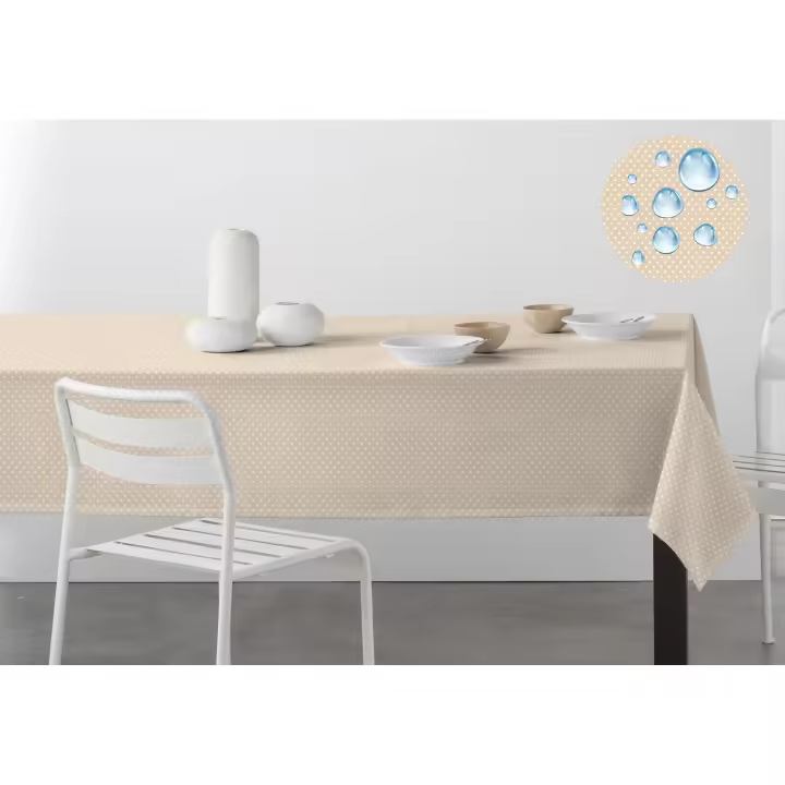 Mantel Antimanchas Beige Candy Star de Dhestia - 1