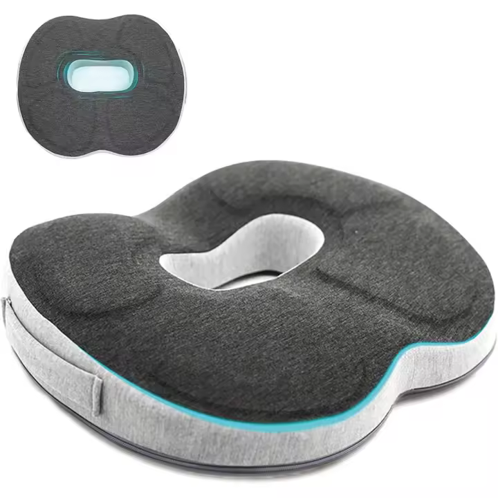 Cojín Antiescaras para Silla - Cojín Ortopédico en Forma de Donut, Eficaz para Aliviar Hemorroides, Próstata, Coxis, Ciática y Dolor de Espalda, Ideal para Oficina, Coche y Silla de Ruedas. - 1