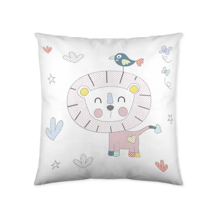 FUNDA DE COJIN VACIO INFANTIL 100% ALGODÓN CLK JUNGLA 50x50 CM COOL KIDS FABRICADO EN ESPAÑA - 1