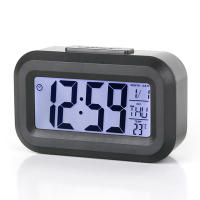 Reloj De Alarma Digital LED Con Pantalla Retroiluminada Función Snooze Calendario Y Temperatura Para Oficina Y Hogar - details 15