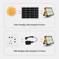 4800W New High Power Rechargeable Solar Outdoor Portable LED Reflector Floodlight Spotlight Construction Light, Emergency Solar Lighting - details 2