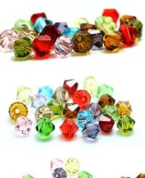 Faceted Bicone De Vidrio Czech 2 3 4 6 8mm Cuentas Sueltas Para Fabricación De Joyas Y Costura Accesorios De Negocios Al Por Mayor - details 1