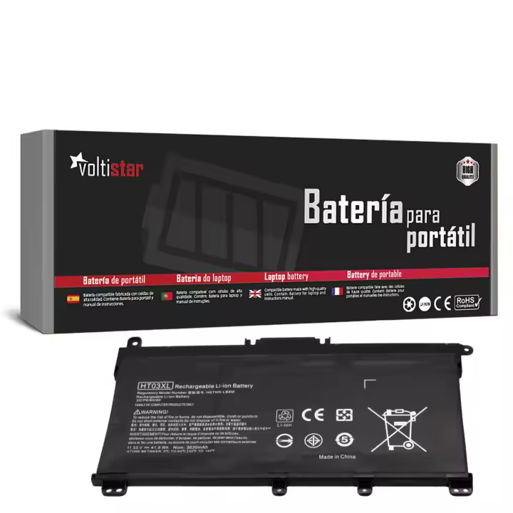 BATERÍA PARA PORTÁTIL HP 14S-DQ SERIES 11.55V HT03XL - 1