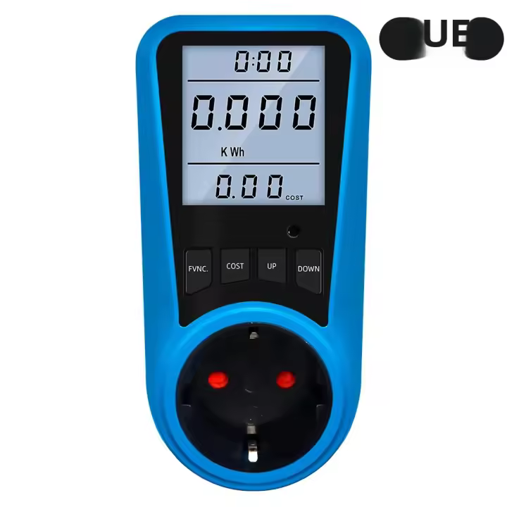 Wattímetro Digital 220V 110V AC Medidor De Energía Eléctrica Con Enchufe EU Medidor De Consumo De Electricidad Phasor Single Rated Voltage 230V - 1