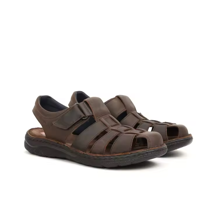 Fluchos - Sandalia F1754 Keops Marrón Hebilla Ajustable - 1
