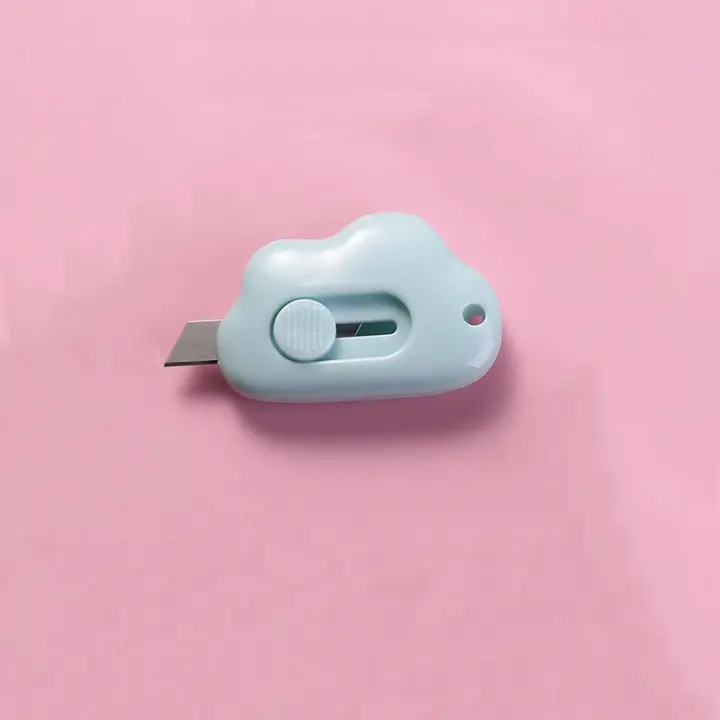 Cuchillo De Utilidad Mini Portátil Para Artesanía Corte De Papel Y Embalaje Recortable Estación De Trabajo De Oficina - 1