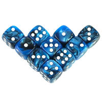 12mm D6 Acrílico Dados Mini 6 Cara Dos Colores Esquina Redondeada Juego De Mesa Accesorios Para Club Fiesta DND RPG Barra - details 4