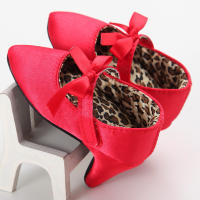 Zapatillas De Fiesta Para Bebé Niña Con Lazo Estilo Princesa Zapatos De Cama Para 0-12 Meses Moda Infantil Zapatos De Fiel - details 23