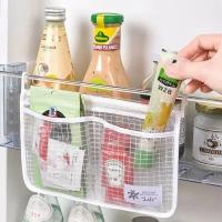 Organizador De Puerta De Nevera 1pc Bolsa De Red Colgante Para Almacenamiento En La Cocina Material De Poliéster Tamaño 22cm*13cm - details 5