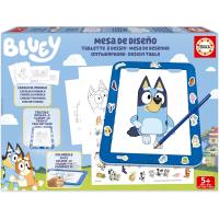 Educa , Mesa Diseño Bluey Tableta de Dibujo Luminosa con  mas de 25 Modelos Diferentes para Dibujar Educa 20005 - details 0