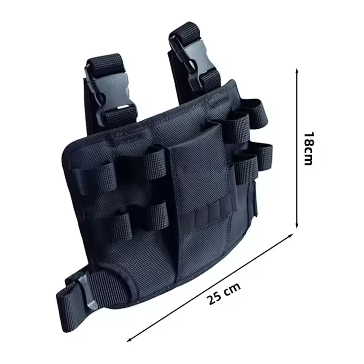 Bolsa De Herramientas Táctica Con Clip De Cinturón Y Bolsillo Para Piernas Para Electricistas Y Mantenimiento Para Hombres - 1