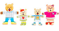Rompecabezas De Madera Educativo Para Niños Con Tema De Elefante Y Oso Cambiando Ropa Juego De Vestir Juguetes Para Bebés Regalo - details 15
