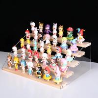Exhibidor De Madera Acrílica De 2-7 Capas Para Cosméticos Perfumes Cupcakes Organizador De Muñecas Figuras De Acción Y Modelos Estantería De Almacenamiento Para El Hogar - details 1