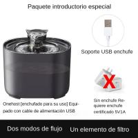 Fuente De Agua Para Gatos Con Filtro Y Bomba Eléctrica USB Silenciosa Dispensador De Agua Para Mascotas Auto Recirculante Forma De Oreja De Gato - details 11