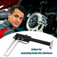 Herramienta De Medición Para Disco De Freno De Coche Regla De Acero Inoxidable Para Medir La Espesor Y El Desgaste Del Disco De Freno Calibrador Fijo - details 3